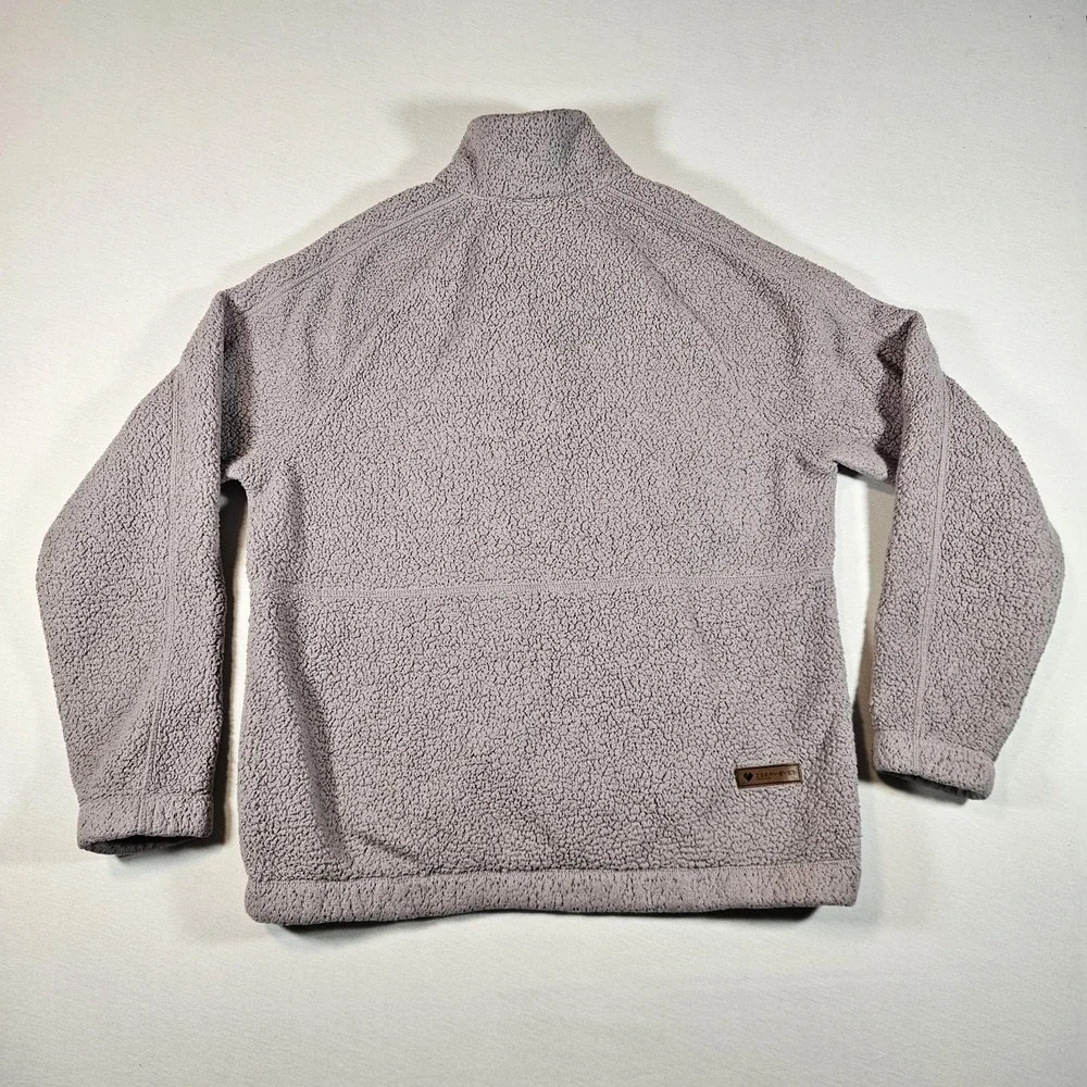 Obermeyer Piper Sherpa Pullover Womens Medium Half Zip Pink Winter Fleece - Picture 3 of 7